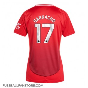 Manchester United Alejandro Garnacho #17 Replik Heimtrikot Damen 2024-25 Kurzarm